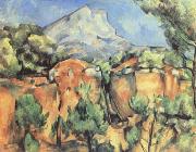 Paul Cezanne Mont Sainte-Victoire Seen from the Quarry at Bibemus (mk09) oil painting artist